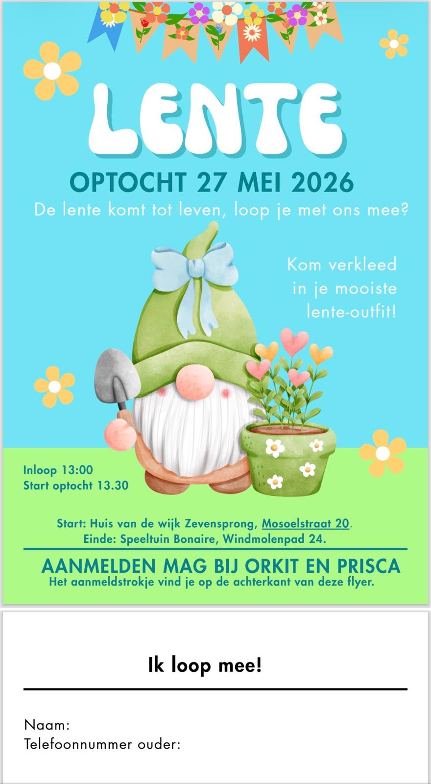 Lenteoptocht