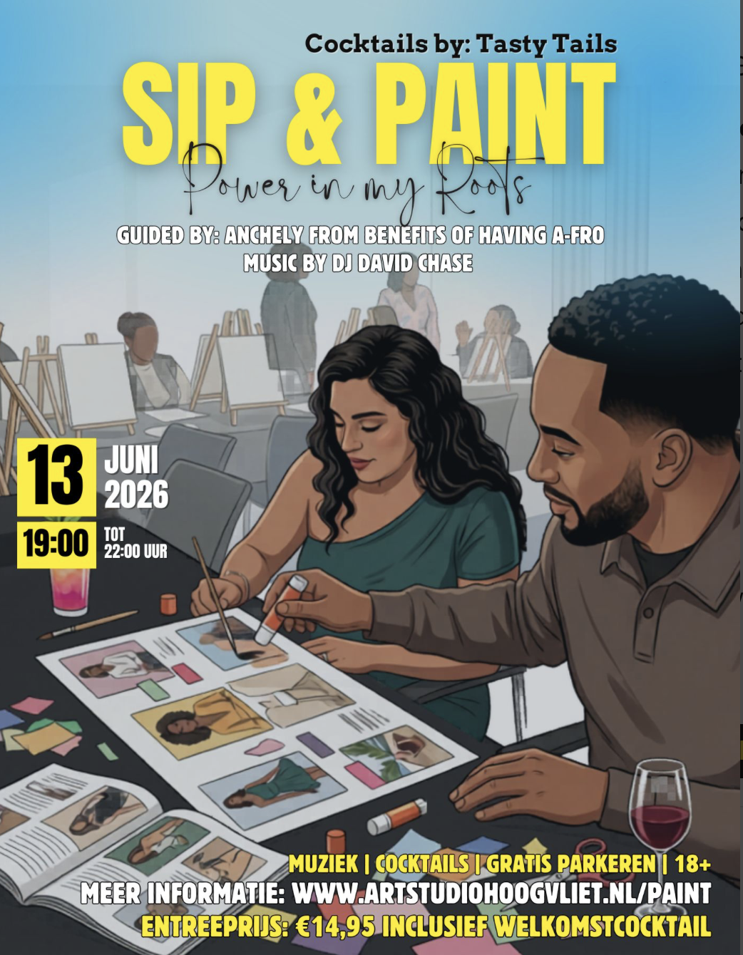Sip & Paint: Power in my roots